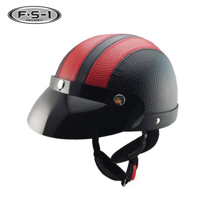 China China Adult Manufacturer Half Face Moped Helmet DOT Approved Scooter Helmet Motorbike Cascos Para Motorcycle Helmet for sale