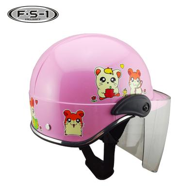 China ABS Moto Casco Motocicleta Pink Color Baby Girls Yellow Motor Helmet For Kids Motorcycle for sale