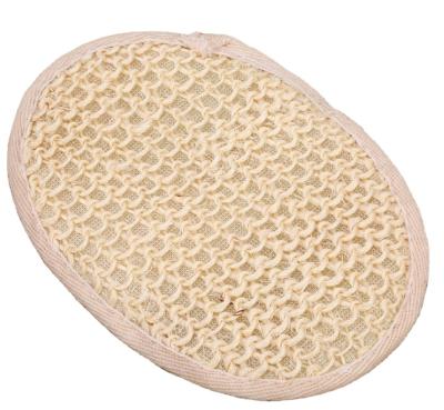 China All Natural Natural Sisal Exfoliating Bath Scrubber Pad Wash Cleaning Sisal Pad for sale