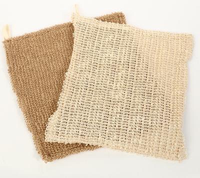 China All Natural Natural Bath Scrubber Hemp Towel Wash Skin Magic Cleaning Cloth for sale