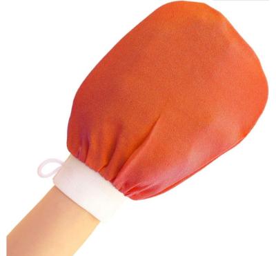 China Squishy Bath Body Exfoliating Gloves Self Tanner Mitt Exfoliator Squishy Scrubber for Sunless Tan and Dead Skin Removal for sale