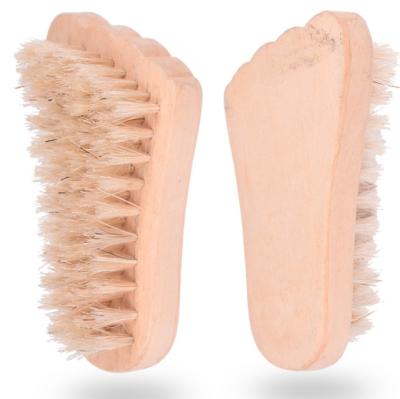 China Wooden Nail Brushes Cleaning Wooden Toenail Brush, Manicure Pedicure Toenail Scrubber Toenail Brush for sale