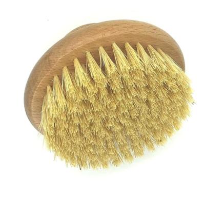 China Sisal Wood Natural Body Scrubber Plant Fiber Dry And Wet Dry Brush for sale