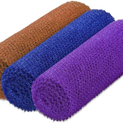 China EXFOLIATE African Bath Sponge Shower Net Exfoliating Long Cloth For Daily Use for sale