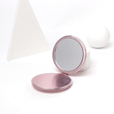 China Warm Lighted Portable Custom Hand Held Mirror With Logo for sale