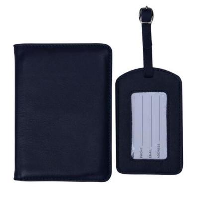 China Custom Travel Factory Passport Holder And Luggage Tag Set For Bike for sale