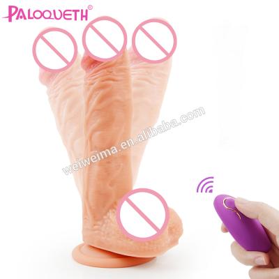 China TPR+ABS Pqloqueth 10 Modes Remote Control Vibrating Sex Toys Dildos Vibrators For Women for sale