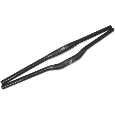 China BMX MTB Carbon Fiber Bicyled Handlebar BMX Bike Mountain Bike Complete Ultra Long Handlebars 31.8mm 25.4mm Bicycle Parts for sale