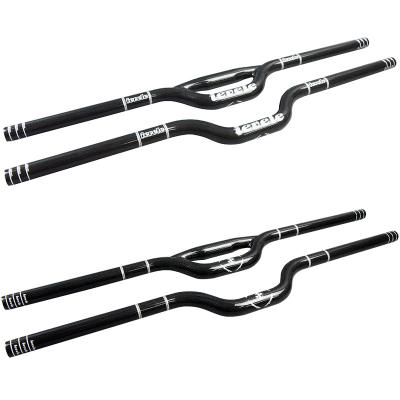 China BMX ievele handlebars full carbon fiber mtb flat bike 25.4 mm 31.8mm cycling handlebar rise bar OEM rest grip bar for sale