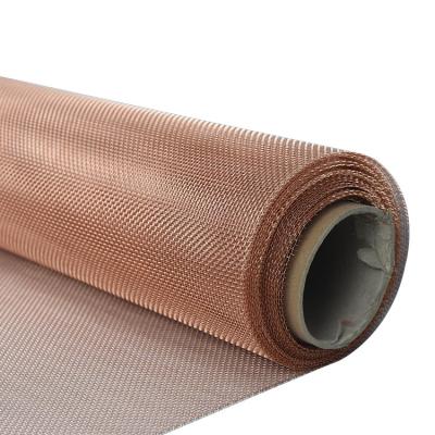 China High quality copper gas superfine plain weave factory supply liquid filter plain weave wire mesh fabric price for sale