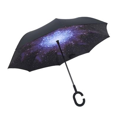 China 2020 Wholesale Custom Inverted Umbrella Minimalist Umbrella Inverted Reversible Umbrella for sale