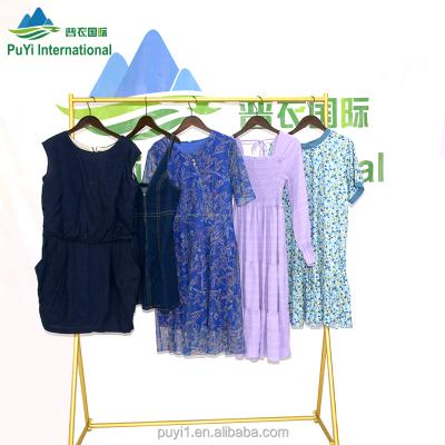 China Fashion New Style /Fit Size Hot Sale In Dubai Fashion Ladies Cotton Dress High Quality Second Hand Clothes for sale