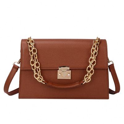 China 2021 new high quality fashion large volume square bag single shoulder cross-launched female handbag for sale