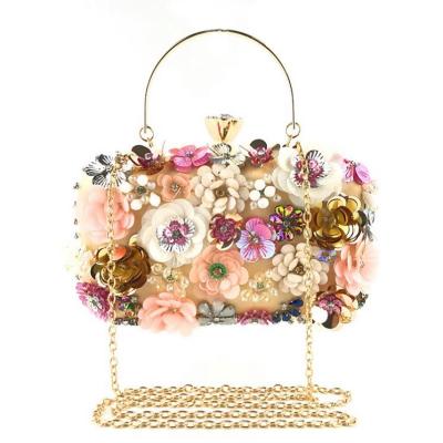 China 2021 New Fashion Beaded Evening Clutches Grab Bags By Handmade Evening Clutch For Women for sale