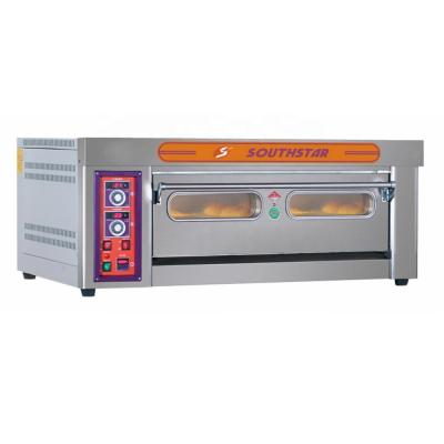 China Electric Bakery Southstar Deck Oven With 1 Deck 2 Trays For Bread&cookie&pizza for sale