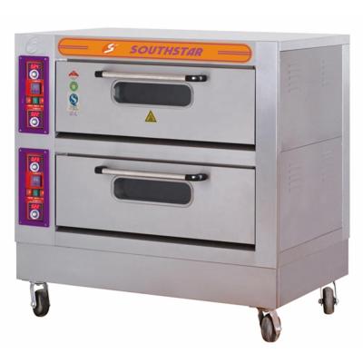 China 100% bakery maker Southstar Electric Oven with 2 decks 4 trays for bread&cookie&pizza for sale