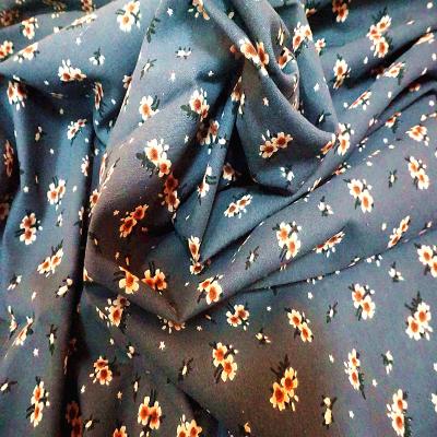 China Factory Price Viable Custom Wholesale Pattern Woven Floral Apparel Printed Linen Cotton Fabric for sale