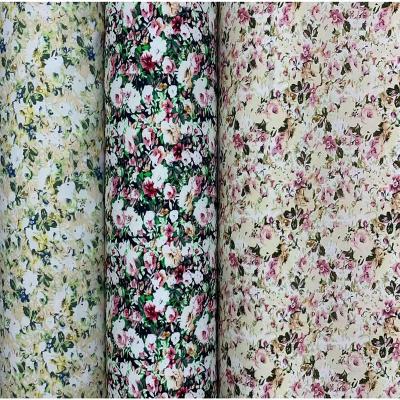 China Anti Pill Stock Lot Print 100 Rayon Challis Fabric For Korea/Indonesia Rayon Spandex Fabric Rayon Fabric for sale