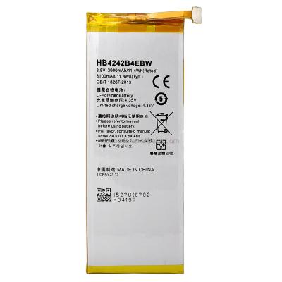 China New HB4242B4EBW 3000mAh Mobile Phone Replacement Battery For Huawei Ascend XT H1611 Honor 6 TIR X for sale