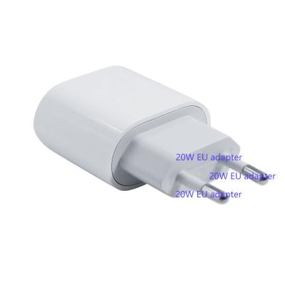 China Wholesale Type MHJE3ZM/A A2347 Fast Adapter,Original 20W EU C Charger Adapter Palladium 20w Usb Charging Power Mobile Phone 20W USB Adapter for sale