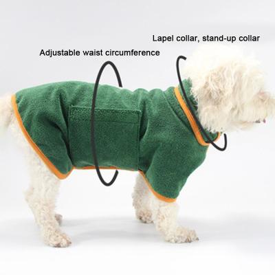 China Viable Dog Drying Coat Robe Towel Dog Bathrobe Absorb Moisture And Dry Pet Puppy Terry Cloth Quickly Bathing Accessories for sale