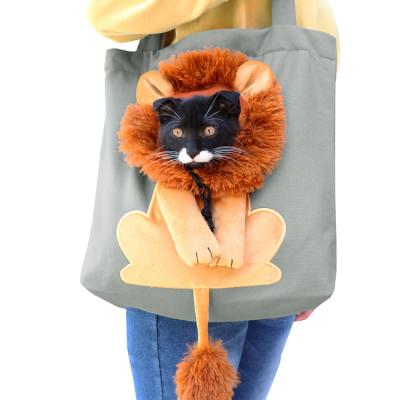 China Travel Organizer Bag Dog Folding Single Pet Stored Carrier Bolsa Para Mascotas Carrying Sling Bag Cats Shoulder Lion Portable Tote for sale