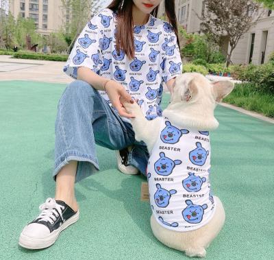 China Lovely Sustainable Wholesale Pet Apparel Warm Matching Dog And Owner Small Dog Clothes For Family Clothes for sale