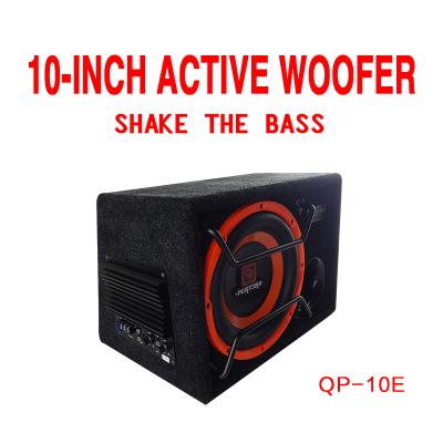 China Qpertors QP-10E, Car Audio Subwoofer Active 10inch Subwoofer Speaker Cabinet 10E for sale