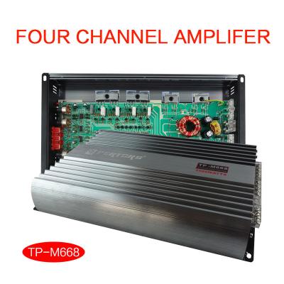 China car audio amplifier, 12V big power TP-M668 4channel amplifier, QPERTORS TP-668 for sale