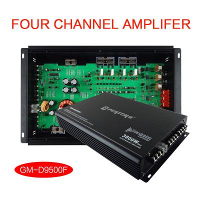 China Car Audio Amplifier, 4 Channel Power Amplifier QPERTORS GM-D9500F Four Channel Amplifier GM-9500 for sale