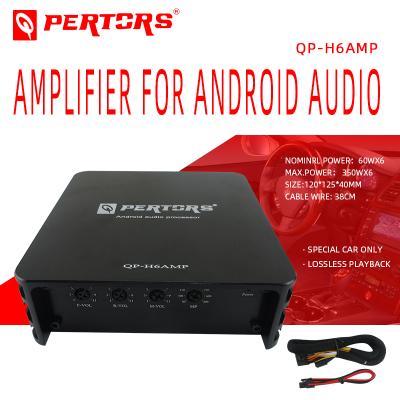 China QPERTORS brand QP-H6AMP, amplifier for Andriod 2 din or 1 din only, 4channel amplifier QP-H6AMP for sale