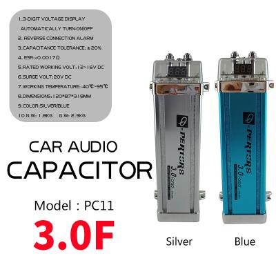 China Hot Selling Professional Car Audio Capacitor PC11 Electrolytic Capacitor for sale