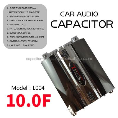 China Car Audio Capacitor Car Digital Display Accessories Electrolytic Capacitor Car Audio Hybrid Amplifier L004 for sale