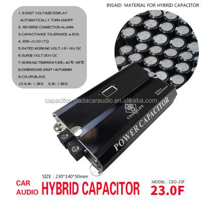 China Car Audio Capacitor Car Digital Display Accessories Electrolytic Capacitor Car Hybrid Amplifier CEO-23F for sale