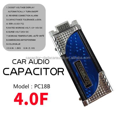 China Car Audio Capacitor Car Digital Display Accessories Electrolytic Capacitor Car Audio Hybrid Amplifier PC-08B for sale