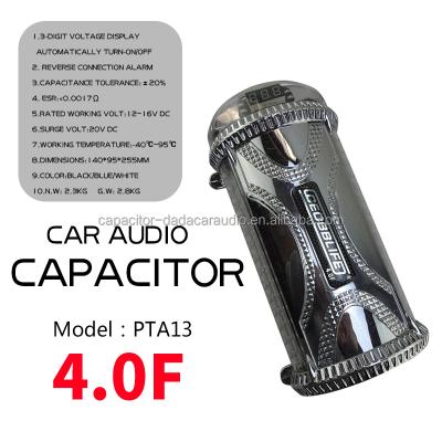 China Car Audio Capacitor Car Digital Display Accessories Electrolytic Capacitor Car Audio Hybrid Amplifier PTA13 for sale