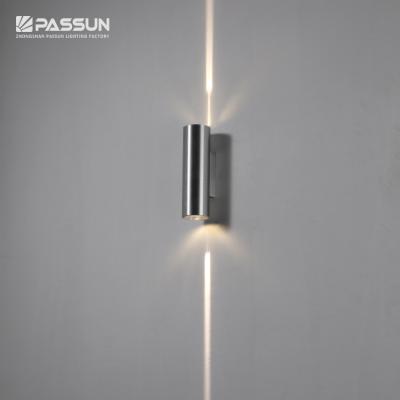 China Modern Two Beam Modern Style Wall Light Surface Mounted 6w Silver Led Decorative Wall Lamp for sale