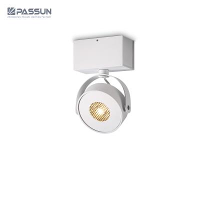 China Contemporary Honeycomb Anti-Glare 350 Degree Ceiling Rotatable Aluminum Surface Mounted LED Spot Light for sale