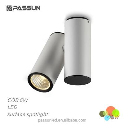 China Use Only Cylinder Ceiling Surface Mounted 5w Indoor Adjustable Wall Double Led Spot Light for sale