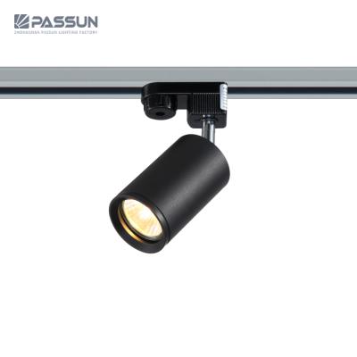 China Inside track light store use aluminum track light casing and max 50w gu10 led track light for sale