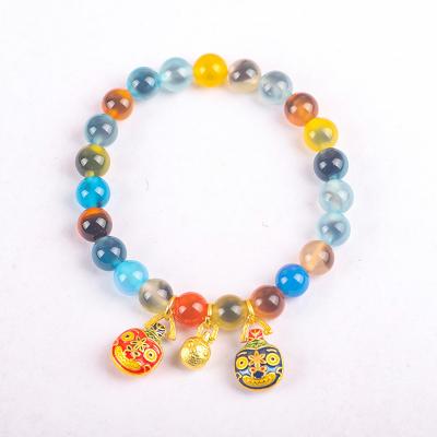 China CLASSIC Agate Bracelet Lovers Lovers Agate Pendant Creative Bracelet for sale