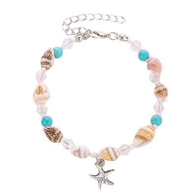 China Personalized Women's Shell Starfish Beach Style Fashion Bracelet for sale