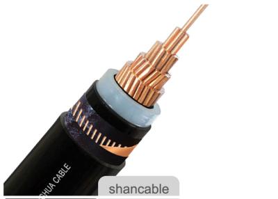 China Three Core Copper Conductor XLPE Insulated Power Cable With Copper Tape Screen for sale