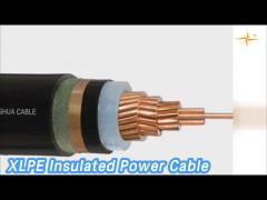 High Voltage XLPE Insulated Power Cable 6 / 10kV Nature Color