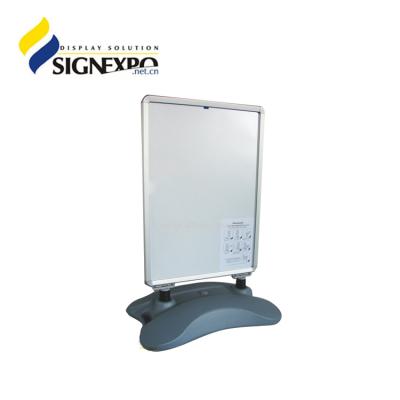 China A1: Aluminum plastic base: A plastic outdoor board aluminum sidewalk signs with water base for sale