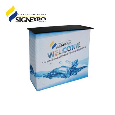 China Pop Advertising Display Promotion Aluminum Table for sale