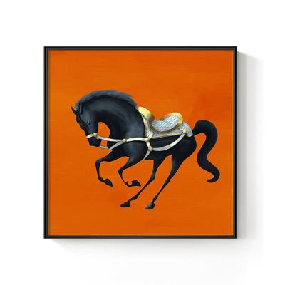 China New Saudi Arabia Classical Classical/Postmodern Home Painting Canvas Poster Horse Print Posters Decorative Abstract Wall Art for sale