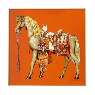 China Abstract Modern Luxury Painting Arabic Home Decoration Horse Painting For Hotel Decoration Project for sale