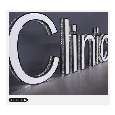 China Cost-effective Good Quality Led Lighted Hole Signboard Buildings Customization for sale