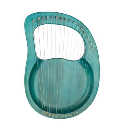 China Solid Mahogany Supplies 16 Metal String Lyre Wooden Harp Harp String Portable Solid Mahogany Instrument for sale